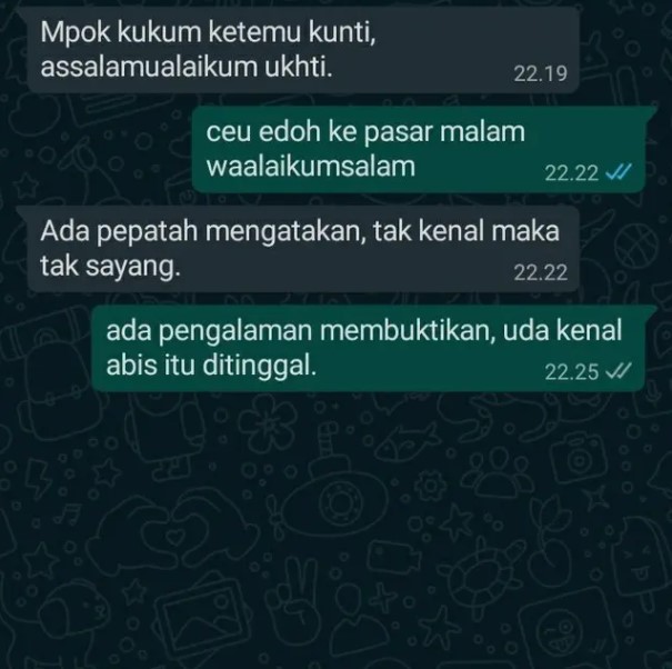 YPH - Chat Pantun Kocak Ini Ujungnya Bikin Jengkel Dan Garuk-garuk Kepala